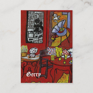 GERRYS MATISSE PORTABLE ART BUSINESS CARD