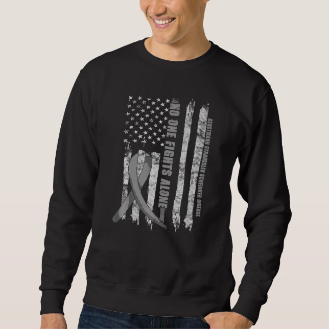 Gerstmann Straussler Scheinker Disease Usa America Sweatshirt (Front)