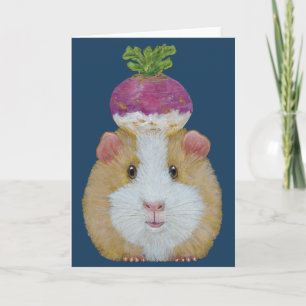 Gertie the guinea pig card