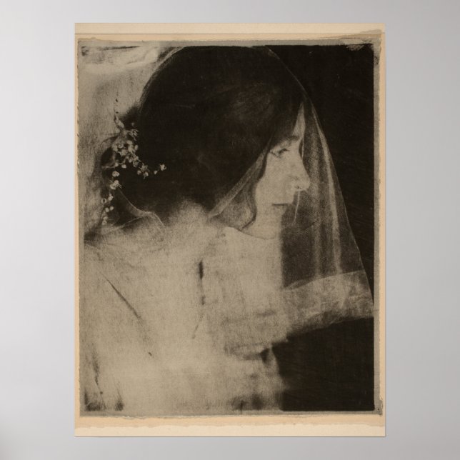 Gertrude Käsebier - The Bride, 1902 Poster (Front)