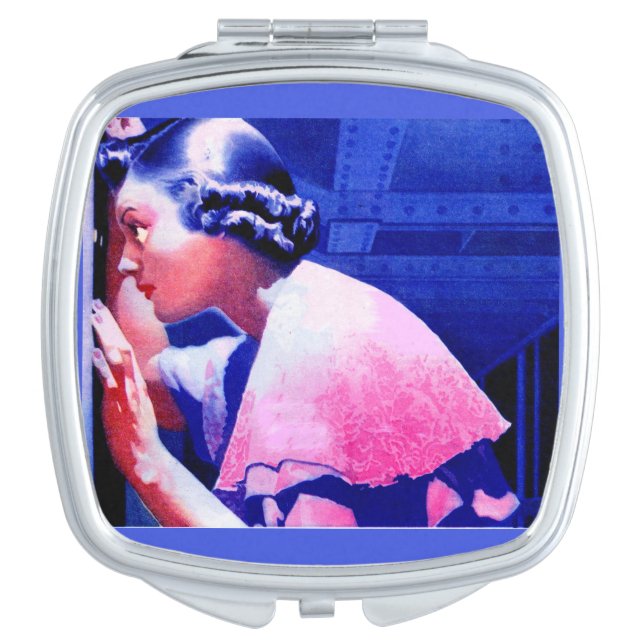 Gertrude spying on the neighbors compact mirror (Front)