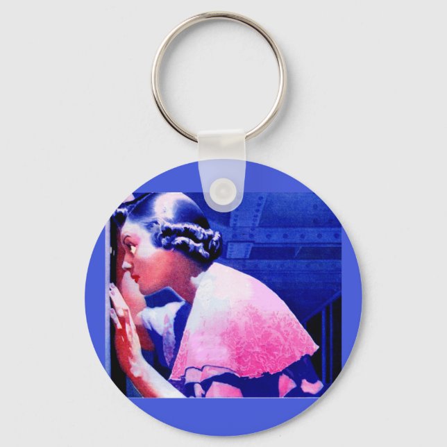 Gertrude spying on the neighbors keychain (Front)