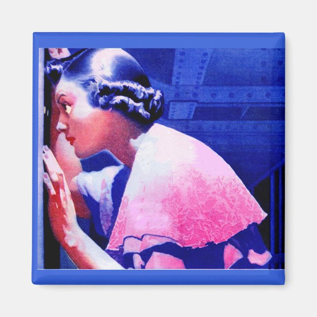 Gertrude spying on the neighbors magnet (Front)