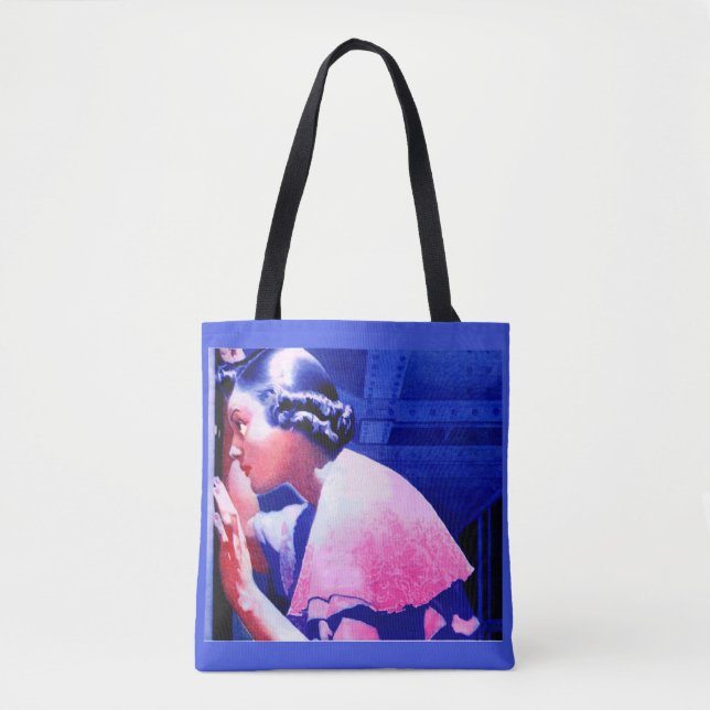 Gertrude spying on the neighbors tote bag (Front)