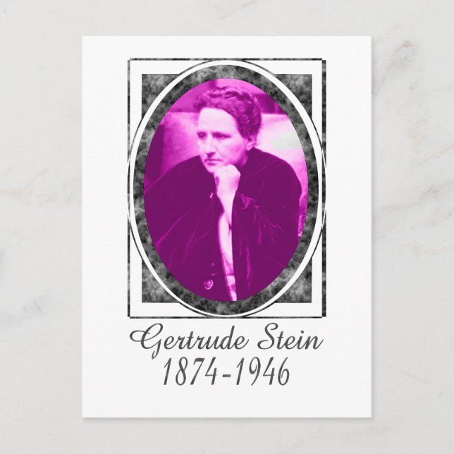 Gertrude Stein Postcard (Front)