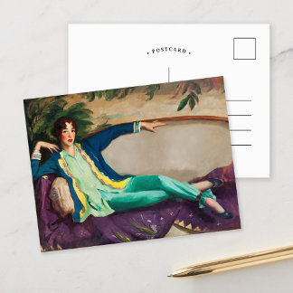 Gertrude Vanderbilt Whitney | Robert Henri Postcard
