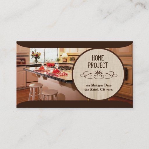 Customizable Gerty's Home Project Business Cards