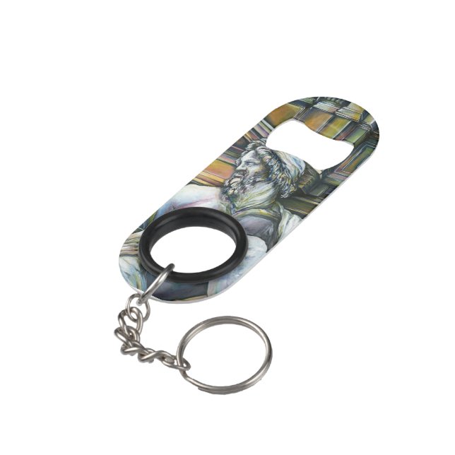 Gesamtkunstwerk Keychain Bottle Opener (Back Angled)