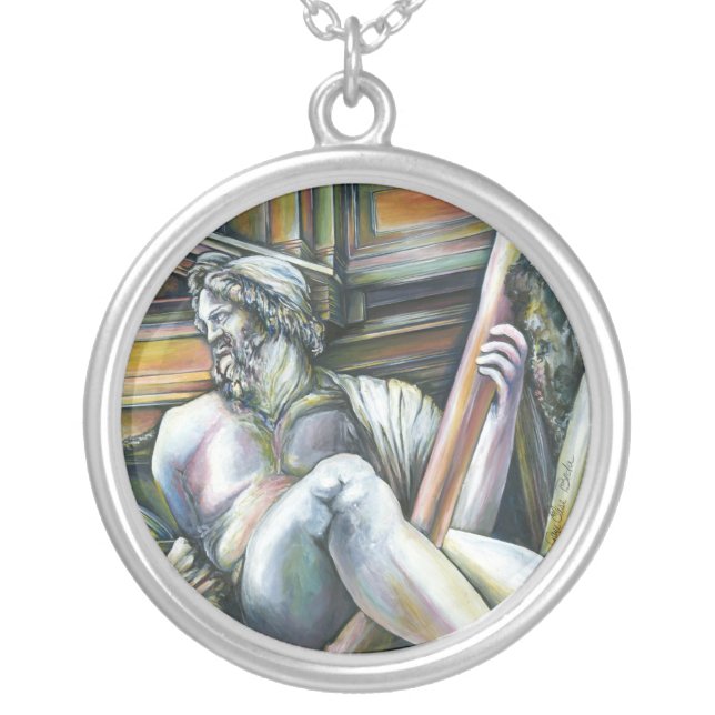 Gesamtkunstwerk Silver Plated Necklace (Front)