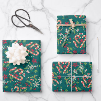Geschenkpapier Set Weihnachten Wrapping Paper Sheets