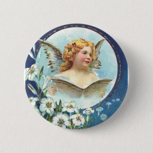 Gesegnete Ostern, Blessed Easter Pinback Button