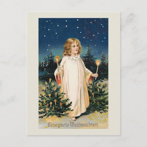 Gesegnete Weihnachten Vintage Christmas Card