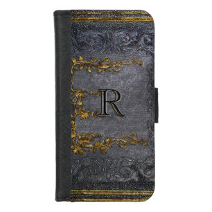 Gesenhoff Old Book Style Cool Monogram iPhone 8/7 Wallet Case