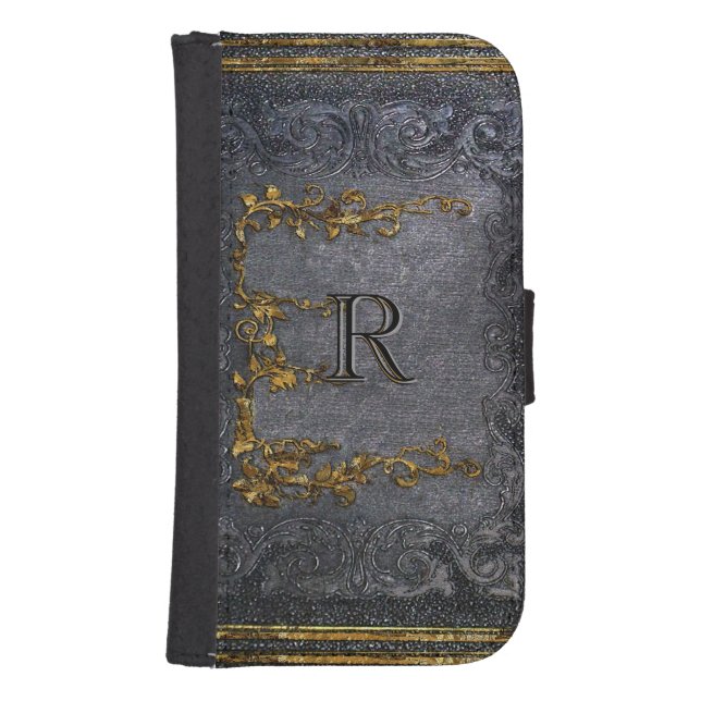 Gesenhoff Old Book Style Samsung Galaxy Wallet Case (Front)