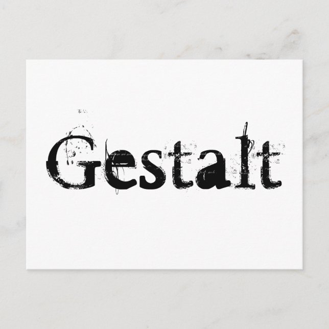Gestalt Postcard (Front)
