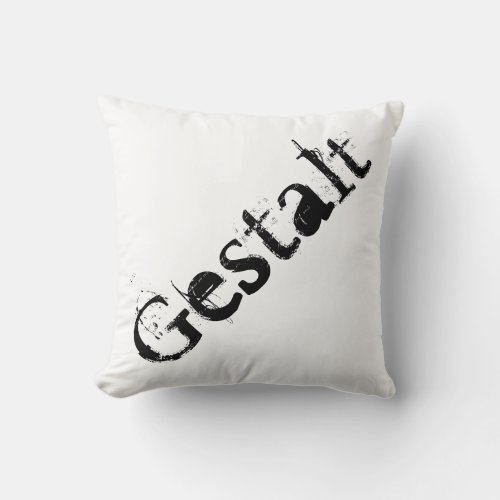 Gestalt Throw Pillow