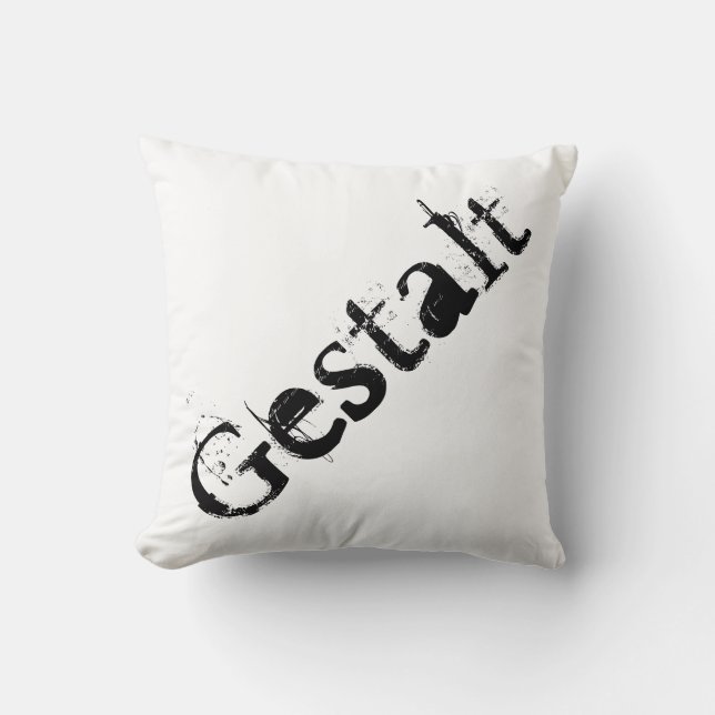 Gestalt Throw Pillow (Front)