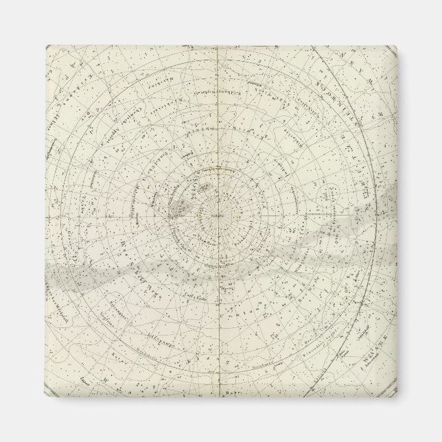 Gestirnte Himmel Sud Magnet (Front)