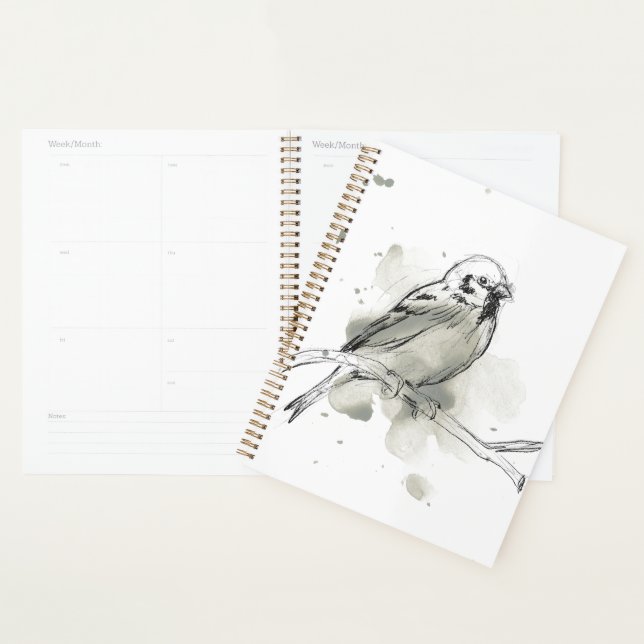 Gestural Bird Study Planner (Display)