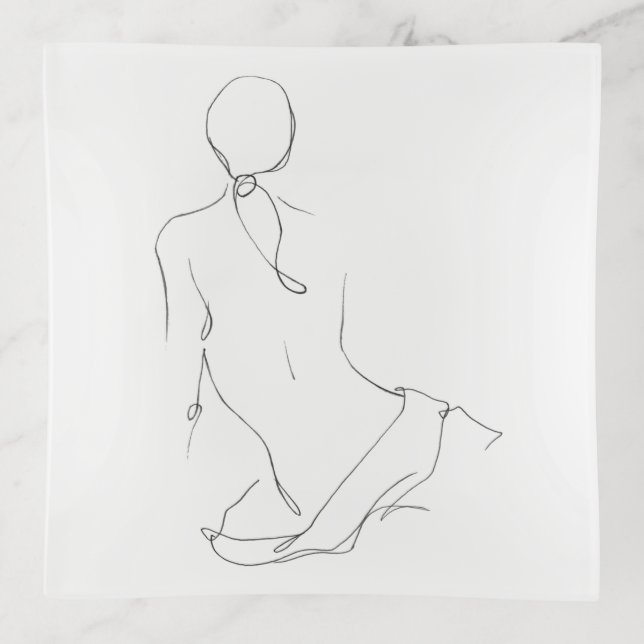 Gestural Contour Trinket Tray (Front)