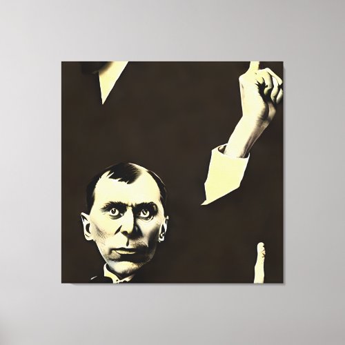 Gesture of the Silenced Canvas Print