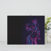 Gesture sketch drawing  tribal fusion bellydancer (Standing Front)