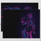 Gesture sketch drawing  tribal fusion bellydancer (Front/Back)