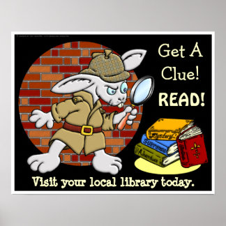 Get A Clue! READ! Poster