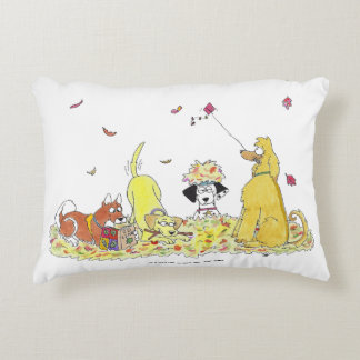 Get A Dog's Life!  Fall Leaves, throw pillow! Accent Pillow