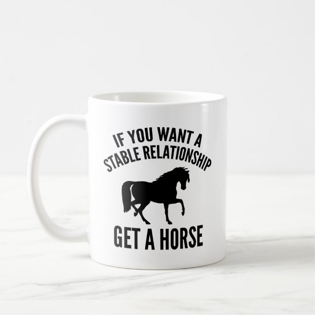 Get A Horse Coffee Mug (Left)
