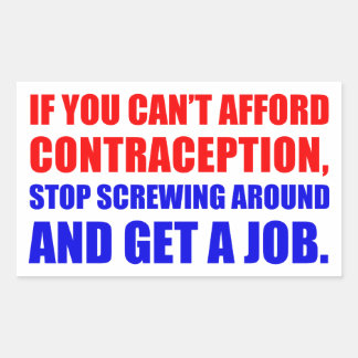 Get A Job Rectangular Sticker