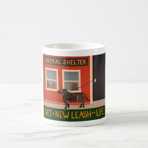 Get a New Leash on Life Coffee Mug