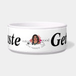 Get a taste dog dish<br><div class="desc">Pet dish for food or water</div>