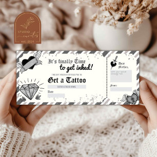 Get a Tattoo Monochrome Gift Voucher 