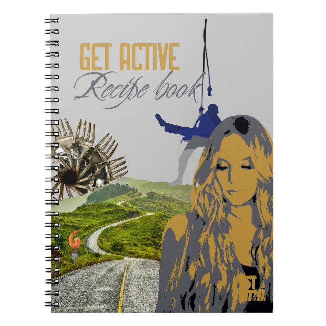Get Active Recipe blank notebook (Front)