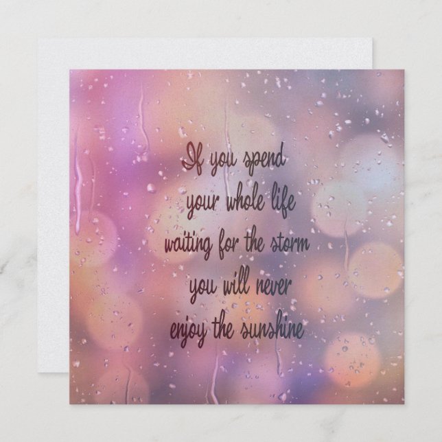 GET AN UMBRELLA 5.25 x 5.25 card (Front/Back)