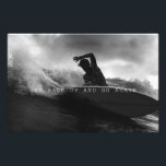 Get Back Up And Go Again - Surfer battling rough   Photo Print<br><div class="desc">Man battles a rough sea on a surfboard.</div>