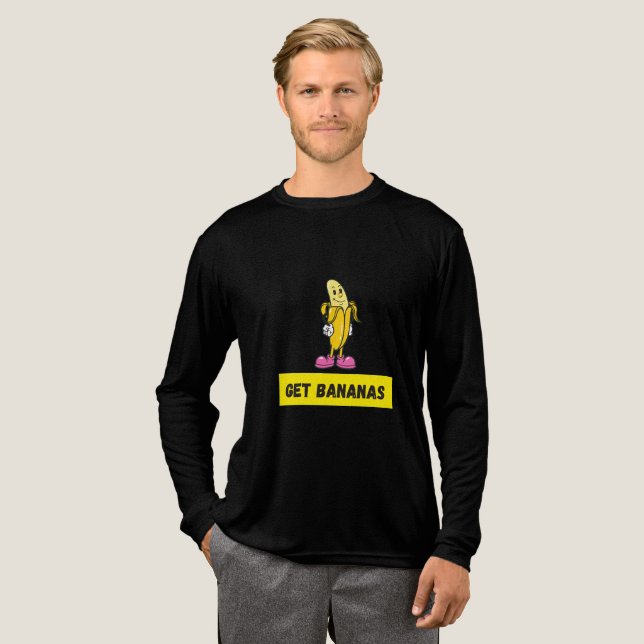Get Bananas! Tri-Blend Shirt (Full Front)