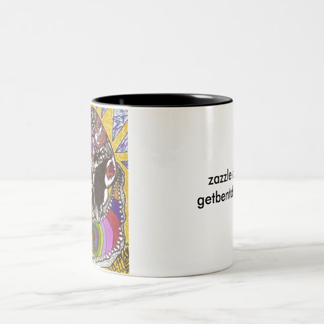 GET BENT! - Diamond Head Two-Tone Coffee Mug (Center)