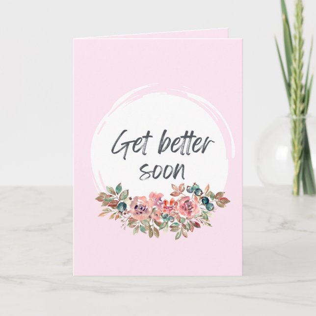 Get Better Soon Funny Card Dark Humor (Front)