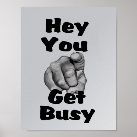 Get Busy print