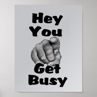 Get Busy Poster
