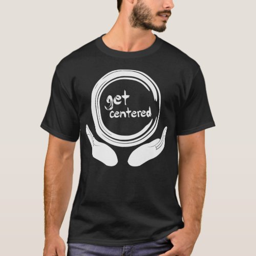 Get Centered Vintage Clay Pottery Wheel Hobby T_Shirt