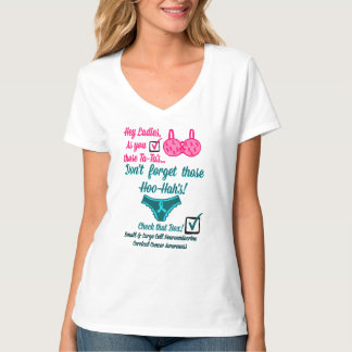 Get Checked! Female Cancer Awareness! 2 T-Shirt