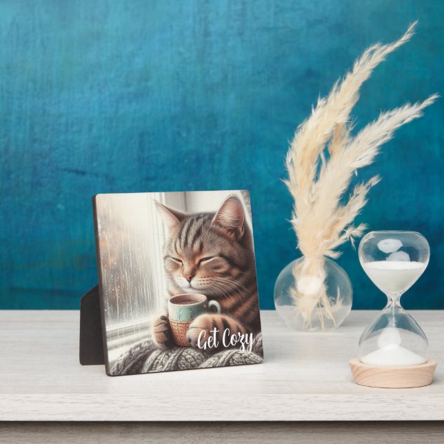 Get Cozy Cat  Plaque (Insitu)