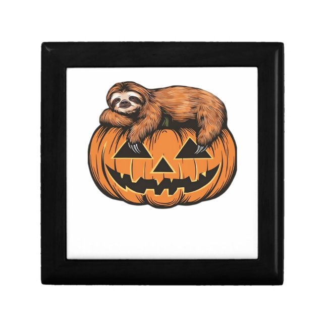 Get Cozy with Our Halloween Sloth T-Shirt – The Ul Gift Box (Front)