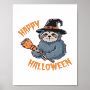 Get Cozy with Our Halloween Sloth T-Shirt – The Ul Poster
