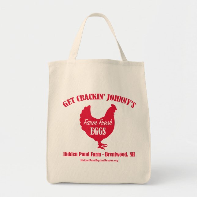 Get Crackin' Johnny's Grocery Tote (Front)