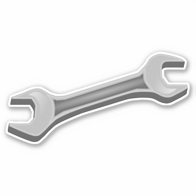 Get Crafty with our Wrench Tool Sticker (Front)