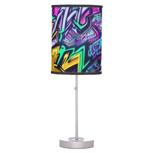 Get Creative with Zoom Out T-Shirt Graffiti Art Table Lamp